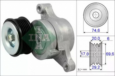 WILMINK GROUP wg1253562 -  Натяжная планка, поликлиновой ремень